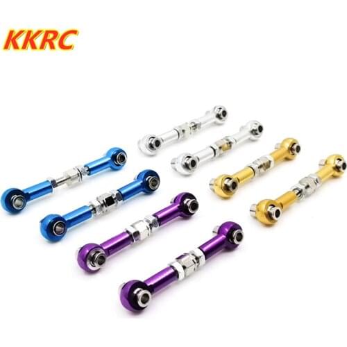 4pcs Servo Linkage Pulling Steering Rods Arms M3 Thread 3mm Hole 48-60mm Long For HSP 94122 94103 94123