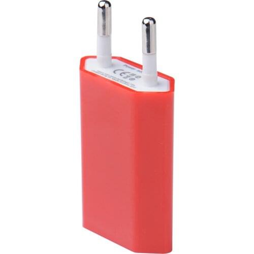 EU Plug Colorful Charging Head Explosion-proof Charger Head For IPod IPhone forSamsung Sony forHTC Digital Devices