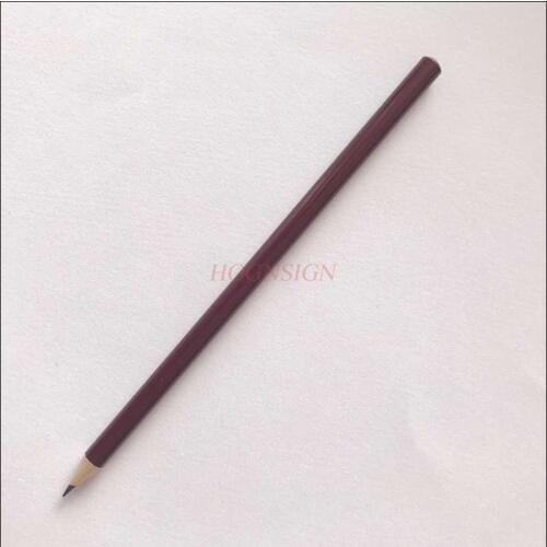 5pcs Environmentally Friendly Pencil 17.6cm Brown Round Rod Cap Sharpened