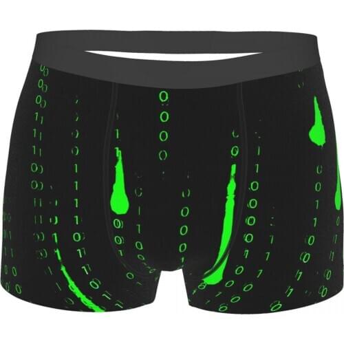 Matrix Code The Matrix Neo Morpheus American Science Fiction Action Film Underpants Breathbale Panties Mens Underwear