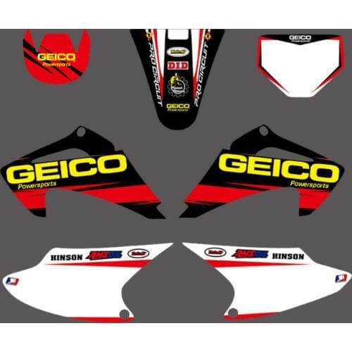 GRAPHICS&BACKGROUNDS DECAL STICKER Kits for Honda CRF150 CRF230 CRF150F CRF230F 4 STROKES 2003-2007 CRF 150 150F 230 230F