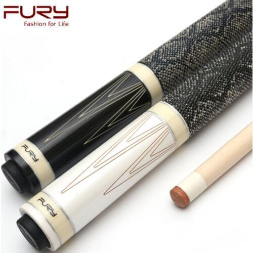 2018 Fury Billiards Pool Cue Tip 11.75mm/12.75mm Black/White color With Case Set China