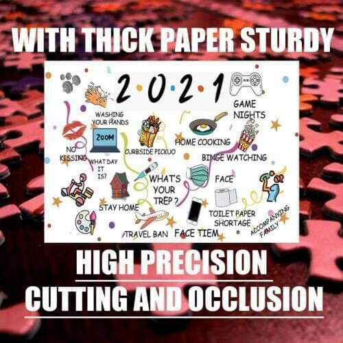 1000Pcs 75*50cm Jigsaw Puzzle 2021 Print Self Assembly Paper DIY Educational Toy Kit Adult Stress Relief Toys Board Games Gift