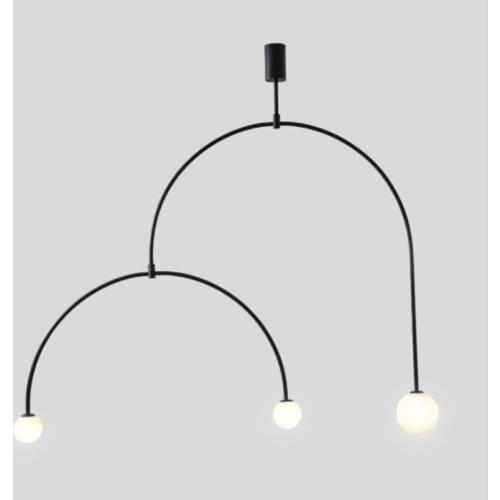 Industrial pendant light for Living room Bedroom Kitchen Dining room suspension luminaire industrielle Black scandinavian lamp