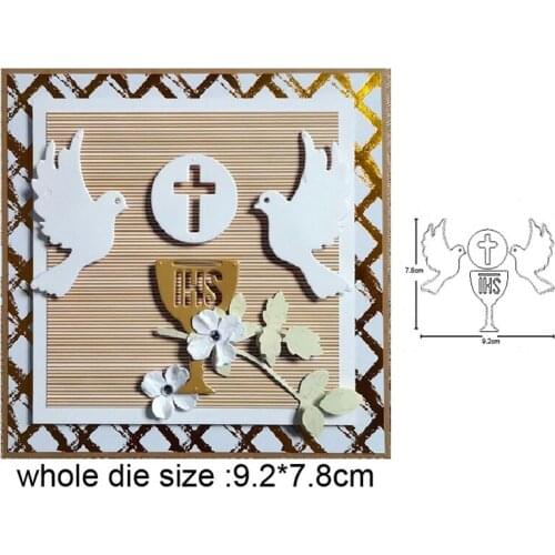 Craft dies Pigeon IHS Lamp Metal Cutting Dies for DIY Scrapbooking dies cuts Embossing Paper Cards Making Stencils dies Template