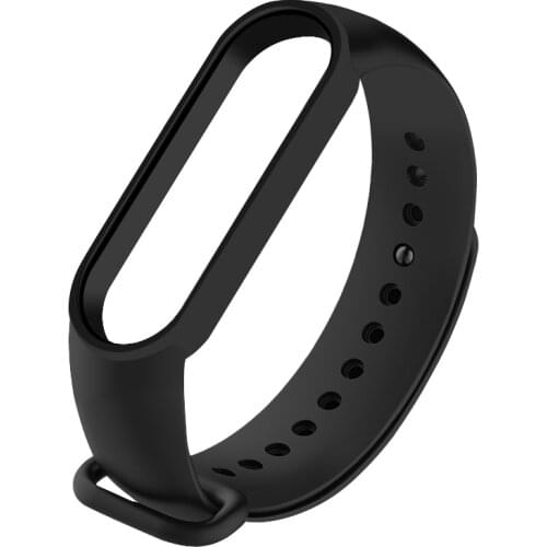 Silicone Strap for Xiaomi Mi Band 5 Replacement Silicone Wristband Strap for MiBand 5 Wrist Strap Bracelet for M5 Optional Color