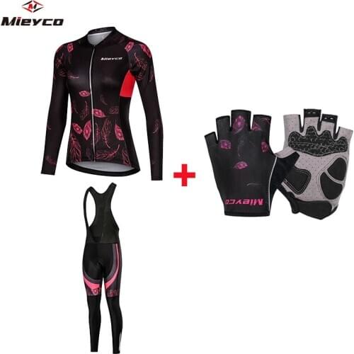 Women Cycling Jersey Mtb Bicycle Clothes Female Ciclismo Long Sleeves Road Bike Clothing Riding Shirt Team Jersey Mountain bike