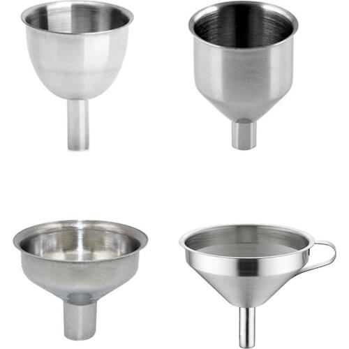 Funnel Flagon Kitchen Funnel Hip Flask Flagon Set Tool For Transferring Liquids Stainless Steel Bar Pub Beer Alcohol Funnel