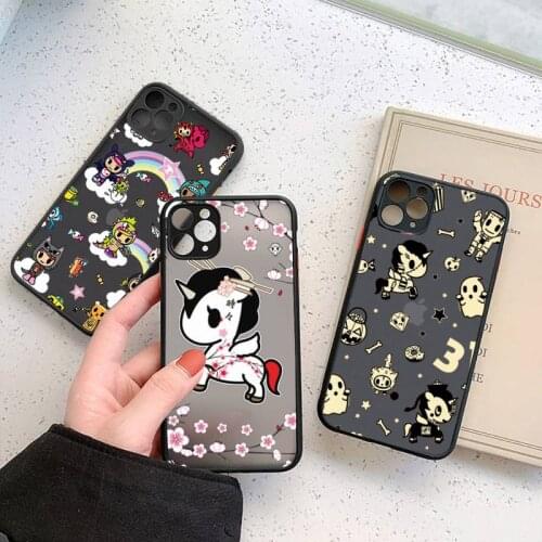Japan brand tokidokies Phone Case For iphone 12 11 7 8 plus mini x xs xr pro max matte transparent cover