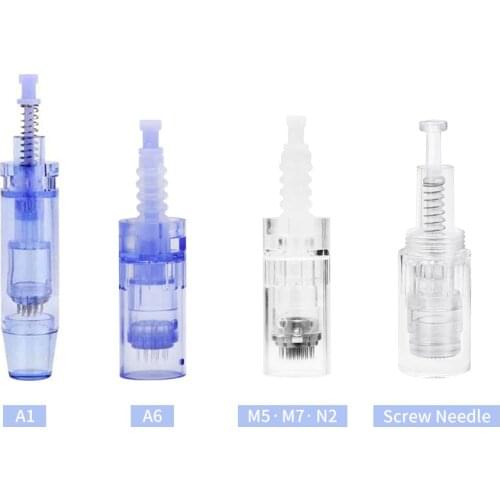 10/20/50pcs Bayonet Screw Microneedling 9/12/36/42Pin Nano For derma pen needle mesotherapy Tattoo Cartridges Needle microneedle