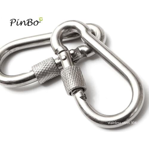 10 pcs 304 Stainless steel Wire dia 7mm Snap M7 Hook With Screw Safety buckle -Select