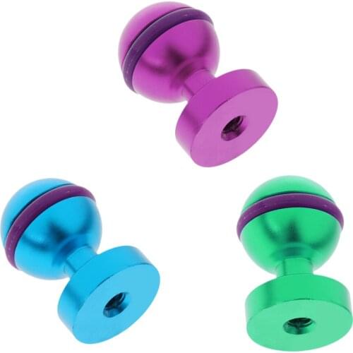 Aluminum Alloy Diving Light Mount Ball Head Adapter For GoPro Hero 3 Camera Flexible