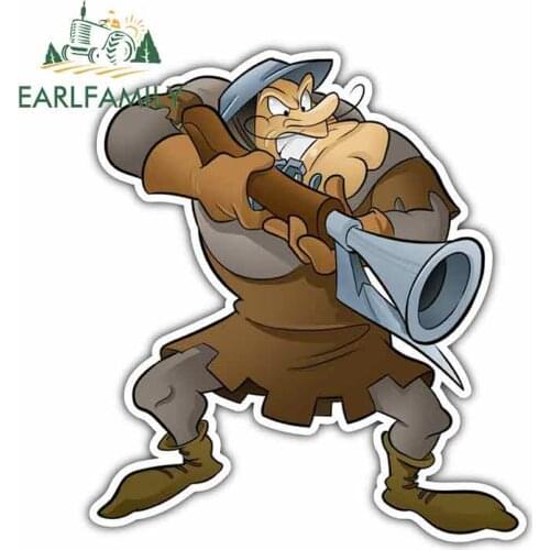 EARLFAMILY 13cm x 11.6cm For Umlat Car Stickers And Decals Fashion Decal Occlusion Scratch Anime Waterproof Car graphic decal