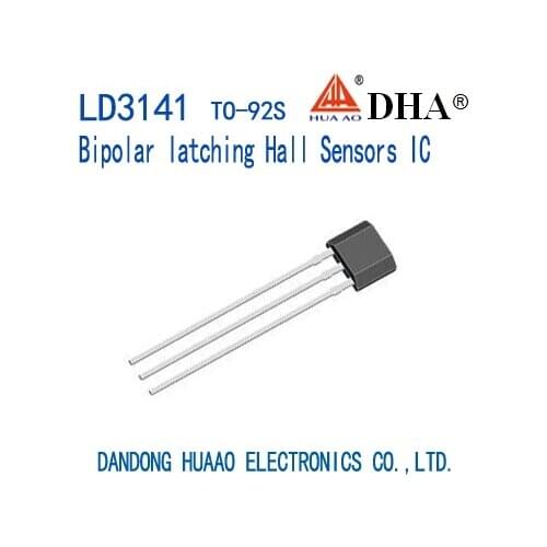LD3141 Bipolar latching Hall position sensor ASIC TO-92S