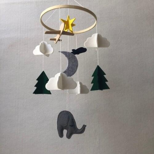 Baby Rattle Mobile Toys Crib Toy Bed Hanging Newborn Wind Chimes Bell Nordic Kids Room Decoration Photography Props