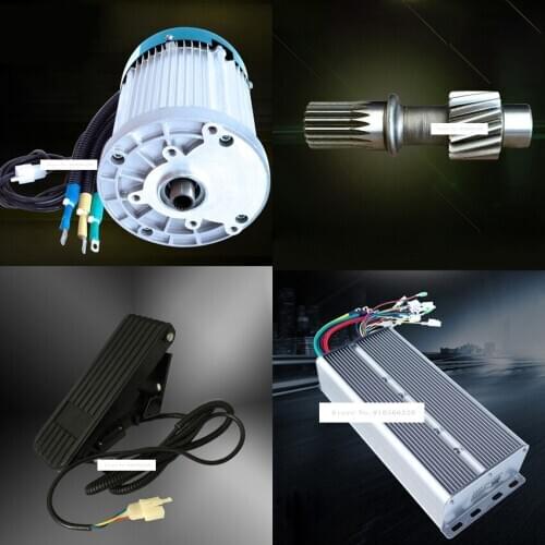 1PC High Power Differential Motor+1PC Differential Controller+1PC Gear Connection Shaft (18Wheel to 15Wheels)+1PC Throttle Pedal