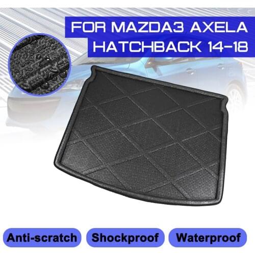 For Mazda3 Axela Hatchback 2014 2015 2016 2017 2018 Car Floor Mat Carpet Rear Trunk Anti-mud Cover