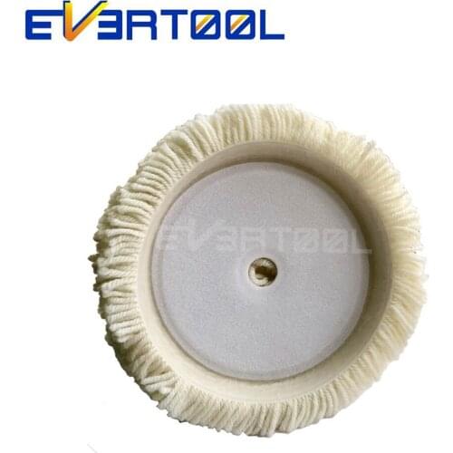 EVERTOOL 8" Wool Buffing Twisted Wool Compounding Pad