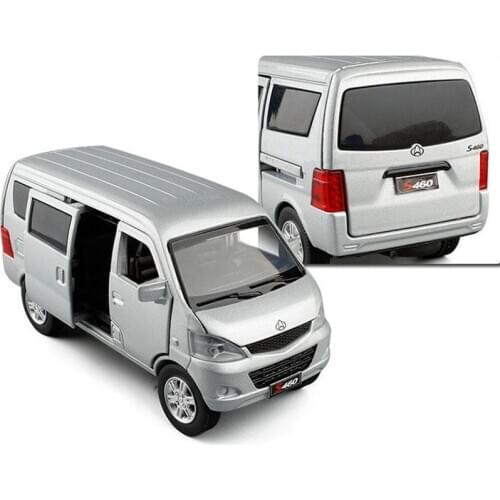 1/32 Scale Car Model ChangAn S460 Diecasts Model Toy Cars Alloy Metal Casting Van MPV Toys For Kids Children Gifts Collectible