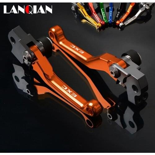 Dirt Bike Pivot Lever Motorcycle Brake Clutch Lever For 125 EXC 200 250 300 EXC 400 450 EXC 500 530 EXC 2008-2018 CNC Parts