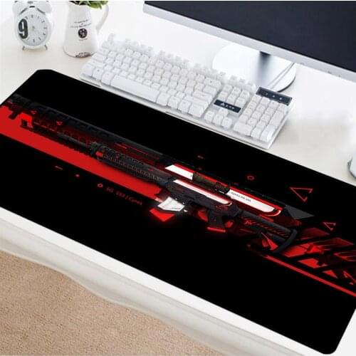 Mairuige Promotion recommended csgo firearm pattern mouse pad cool computer keyboard desk pad multi-size selection keyboard pad