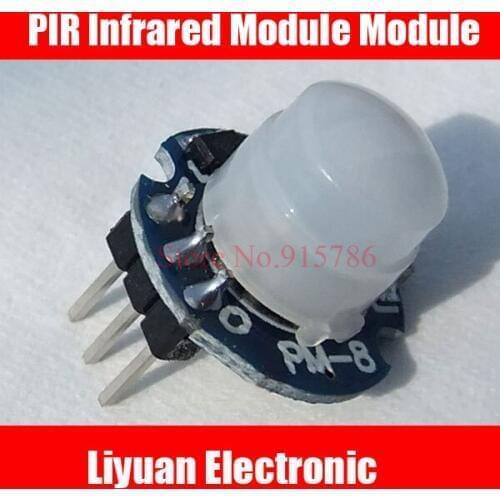 3pcs 0-5m miniature body sensor module/ PIR Infrared Module Module/ Pyroelectric infrared sensor probe import