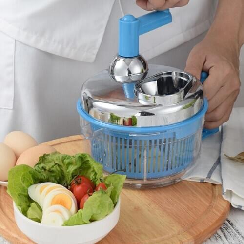 Multi-function Manual Food Processor Household Meat Grinder Vegetable Chopper Quick Shredder Cutter Egg Blender Kitchen Tools