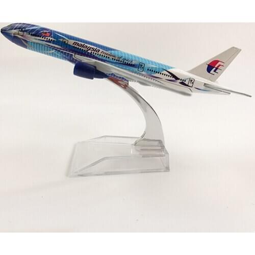 16cm 1:400 Scale Boeing B777 Alloy Metal MAS MALAYSIA AIRLINES Airplanes Model Airways Plane Model Toys Gift Collectible