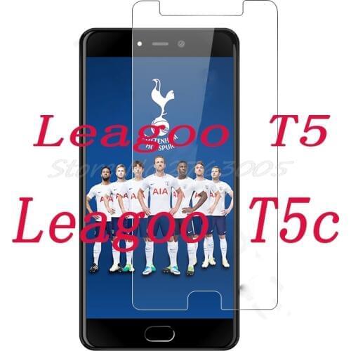 2PCS NEW Screen Protector Phone For Leagoo T5 / t5c 5.5" Tempered Glass SmartPhone Film Protective Cover