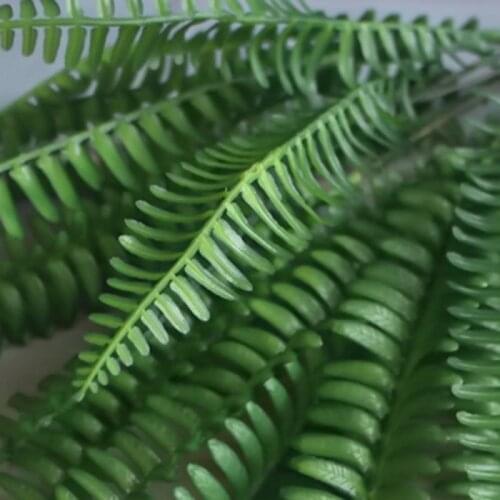 New Artificial Shrubs Creative Decorative Artificial Ferns Plants Simulation Plant Flower Plastic Fern Material Wall Accessories
