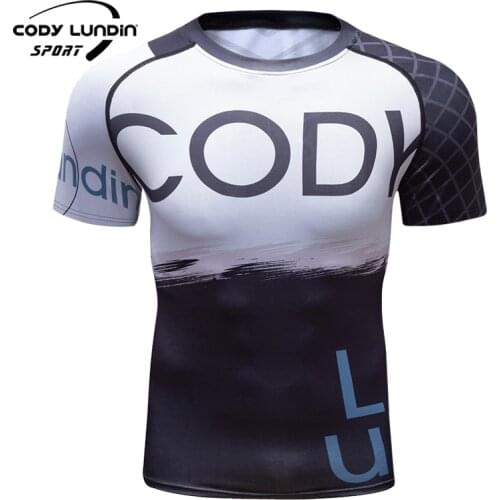 New Designs Sublimation Printing Fitness Rash Guard Fashion Running Short Sleeve