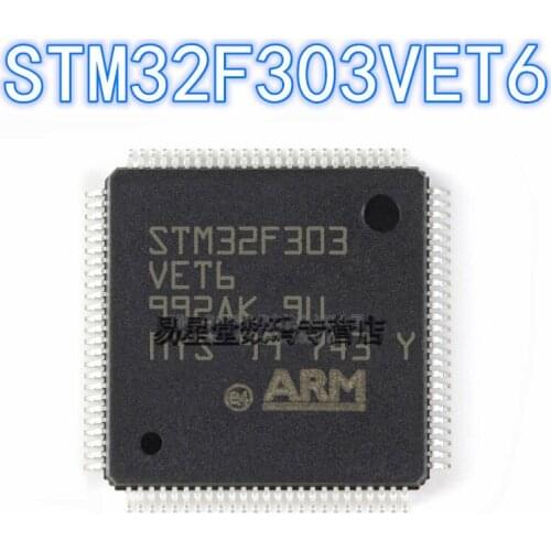 1PCS 100% new original authentic STM32F303VET6 QFP-100 32F303VET6 QFP100 32-bit microcontroller chip