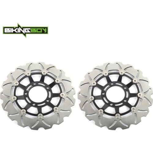 BIKINGBOY For Triumph Speed Four 600 02-06 Daytona 600 03-07 TT 600 00-04 Baby Speed 600 01-03 Front Brake Discs Disks Rotors