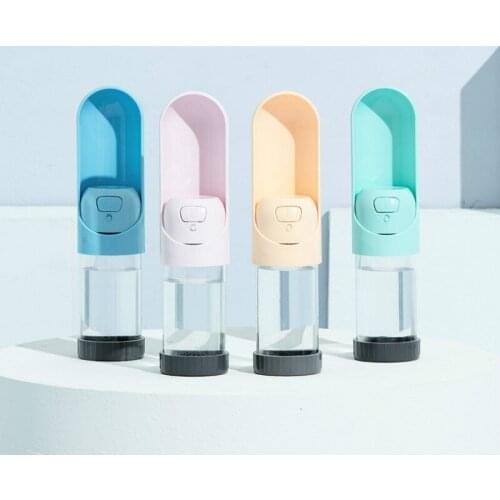 New Hot Portable Pet Dog Water Bottle 300ml Drinking Bowl for Small Large Dogs Feeding Water Dispenser Cat Dogs Outdoor Bottles