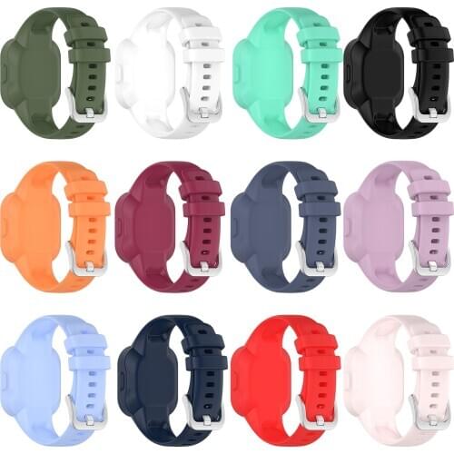 Silicone Watch Strap For GarminFit JR3 GPS Running Sports Watch Small Large For Women Men Replacement Bands With Tools