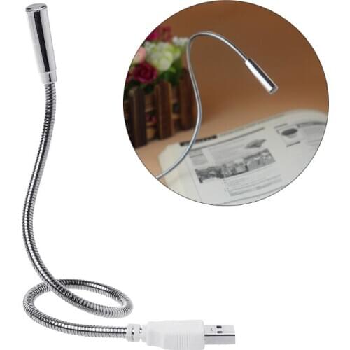 USB Flexible Light Keyboard Lamp Rechargeable Adjustable Hose Night Illumination Plug And Play For PC Computer Desktop Book Read