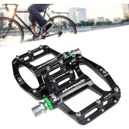 9/16 Inch Bike Pedals Non-Slip Mountain Bike Pedals Bicycle Flat Magnesium Alloy Bicycle Parts For Road BMX MTB Fixie Bikes