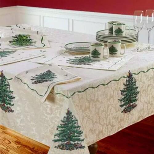 Christmas party waterproof modern tablecloth living room European style tablecloth elegant fireplace tablecloth home textile