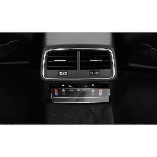 LFOTPP For A6 A7 Q8 2019 2019 Car Rear Air Conditioning Screen Protector Film Auto Interior Protective Sticker Accessories