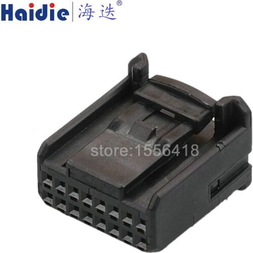 2sets 16pin auto wiring harness plug cable electric plug connector 1318386-2