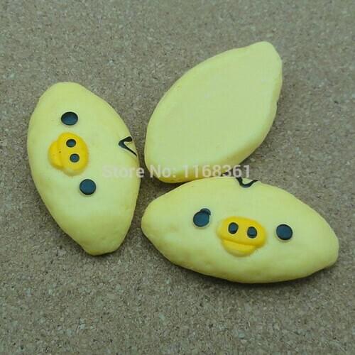 1pcs/lot resin flat back chick head biscuit 32mm Cabochons Jewelry Fit Mobile Phone Hairpin Headwear DIY Accessories B104-6