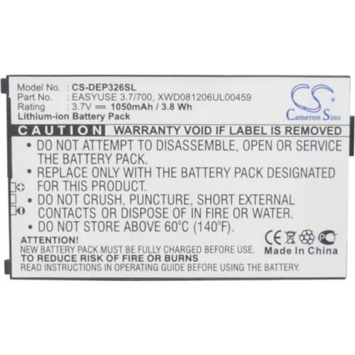 Cameron Sino 1050mAh battery for DORO HandlePlus 326i PhoneEasy 326 326GSM 328 EASYUSE 3.7/700 XWD081206UL00459