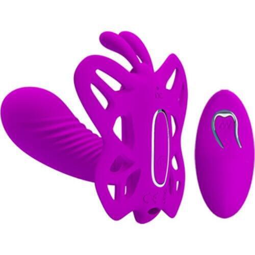 Wireless Remote Wearable Female Masturbation Butterfly dildo Vibrators For Women Vaginal Massager G Spot Stimulation Sex Toys A3