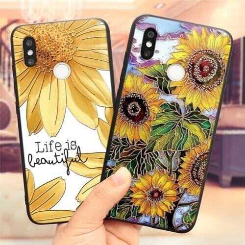 3D Emboss Flower Case For Xiaomi Mi A3 Lite 9 SE 8 A2 9T Note 10 Redmi Note 8 9 Pro Max 9s 8T Pocophone F1 F2 Pro Play Coque TPU