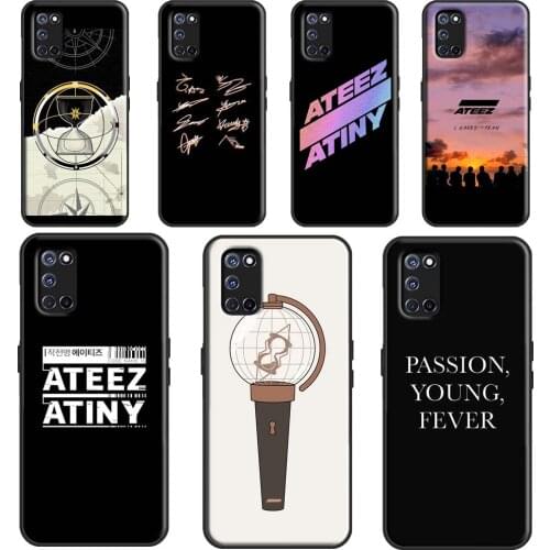 KPOP ATEEZ Logo Cover For OPPO A5 A9 A53 A31 2020 A1K A3S A5S A15 A52 A72 A83 A91 A93 Find X3 Pro F5 Case