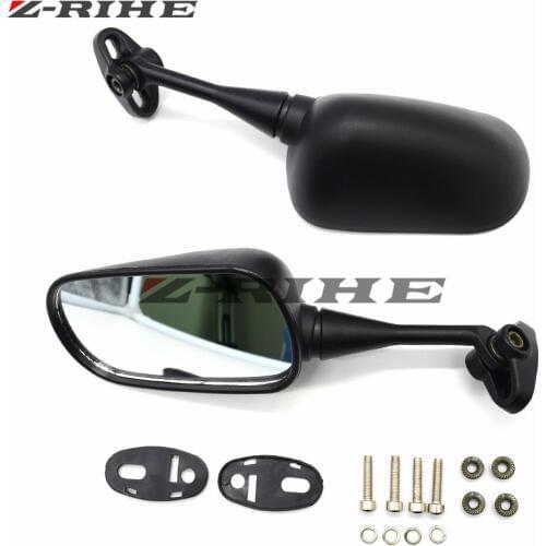 Black Motorcycle Mirror motorbike Side Mirrors Rearview Mirror For kawasaki z800 z1000 yamaha r1 r3 r6 r15 r25 mt-07 mt-09 mt-10