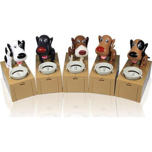 Electronic Toy Money Dog Robot Non-Remote Control Type Machine Pet, Can Be Used For Piggy Bank Money Child Gift Box Gift
