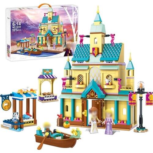 Girls Series Arendale Castle Buliding Blocks Village Villas Modular Figure Kid Toys Compatibility Legoing Princess Tower 41167