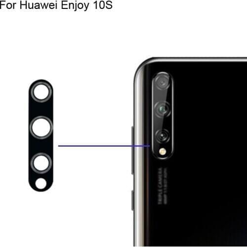 2PCS High quality For Huawei Enjoy 10S Back Rear Camera Glass Lens test good For Huawei Enjoy 10 S Replacement Parts Enjoy10S