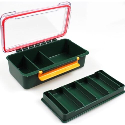 LEDIAO New Waterproof Fishing Tackle Box Double Side PVC Storage Case For Bait Lure Hooks Carp Fly Fishing Portable Accessories